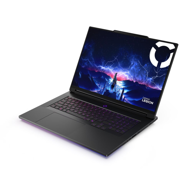 Лаптоп Lenovo Legion 9 18IAX10, Intel Core Ultra 9 275HX 24C (2.70 / 5.40 GHz, 36MB Cache), 18.0" (45.72 cm) WQUXGA IPS Glossy Display, 240Hz / 440 Hz(HSR-on in BIOS), NVIDIA GF RTX5080 16GB GDDR7 DLSS 4, 64GB DDR5, 2TB M.2 NVMe SSD, Free DOS