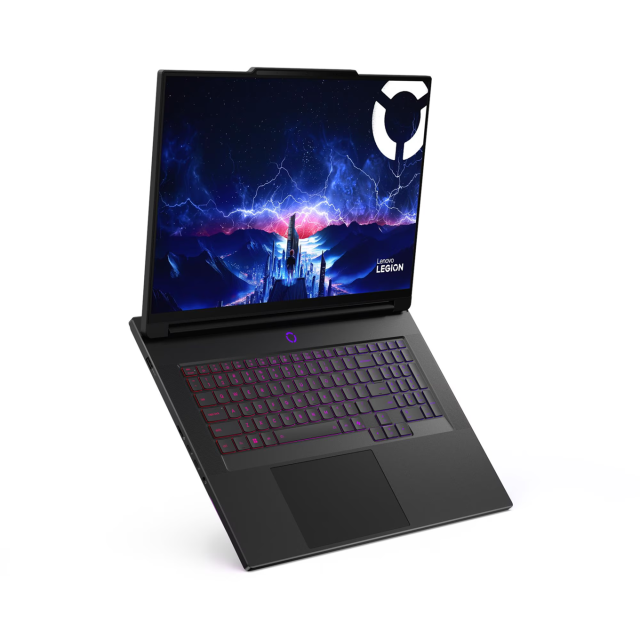 Лаптоп Lenovo Legion 9 18IAX10, Intel Core Ultra 9 275HX 24C (2.70 / 5.40 GHz, 36MB Cache), 18.0" (45.72 cm) WQUXGA IPS Glossy Display, 240Hz / 440 Hz(HSR-on in BIOS), NVIDIA GF RTX5080 16GB GDDR7 DLSS 4, 64GB DDR5, 2TB M.2 NVMe SSD, Free DOS