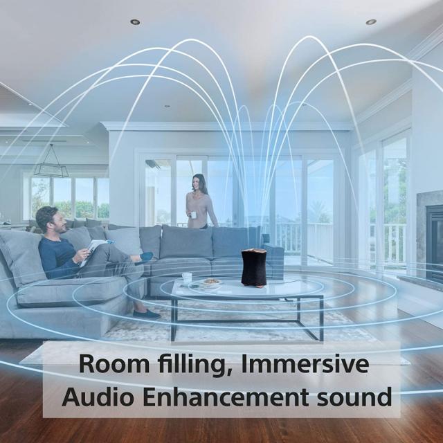 Тонколона Sony SRS-RA5000, Bluetooth, WiFi, 360 REALITY AUDIO, сива