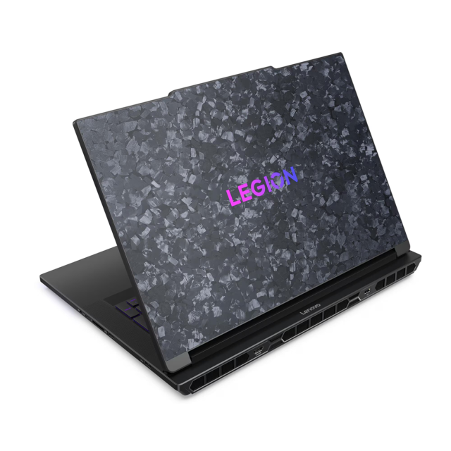 Лаптоп Lenovo Legion 9 18IAX10, Intel Core Ultra 9 275HX 24C (2.70 / 5.40 GHz, 36MB Cache), 18.0" (45.72 cm) WQUXGA IPS Glossy Display, 240Hz / 440 Hz(HSR-on in BIOS), NVIDIA GF RTX5090 24GB GDDR7 DLSS 4, 64GB DDR5, 2TB M.2 NVMe SSD, Free DOS