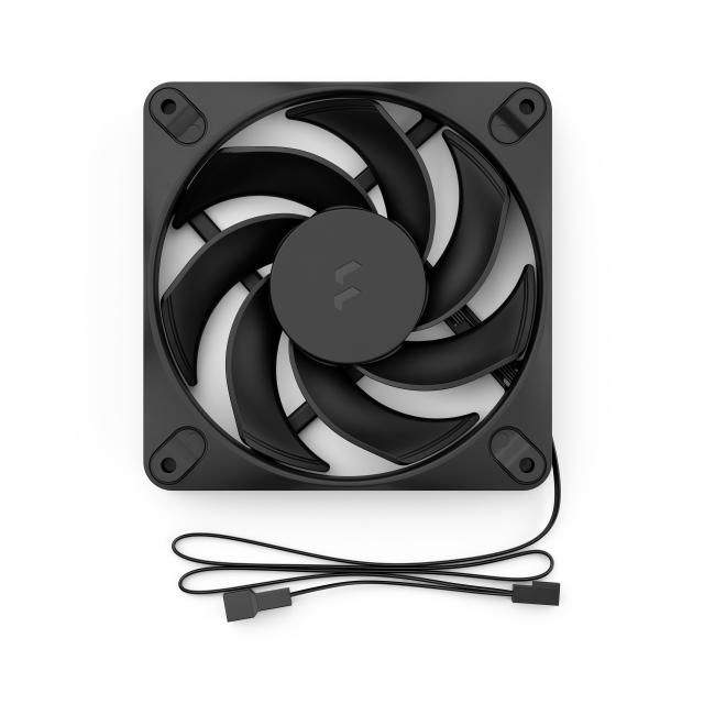 Вентилатор Fractal Design 120mm DYNAMIC3 REVERS, 4-pin PWM / 3-pin RGB connector, Black