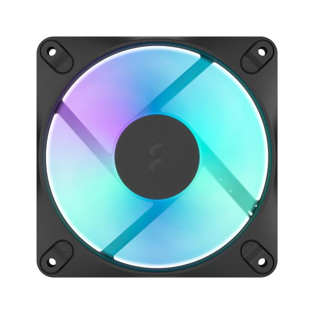 Вентилатор Fractal Design 120mm DYNAMIC3 RGB BLACK 3PAK, 4-pin PWM / 3-pin RGB connector