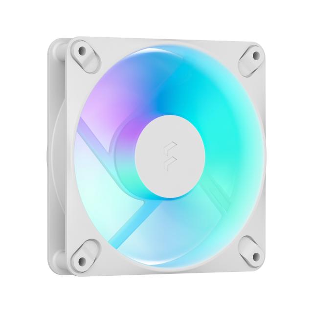 Вентилатор Fractal Design 120mm DYNAMIC3 REVERS RGB WHITE, 4-pin PWM / 3-pin RGB connector