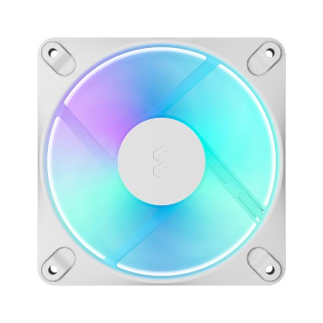 Вентилатор Fractal Design 120mm DYNAMIC3 REVERS RGB WHITE, 4-pin PWM / 3-pin RGB connector