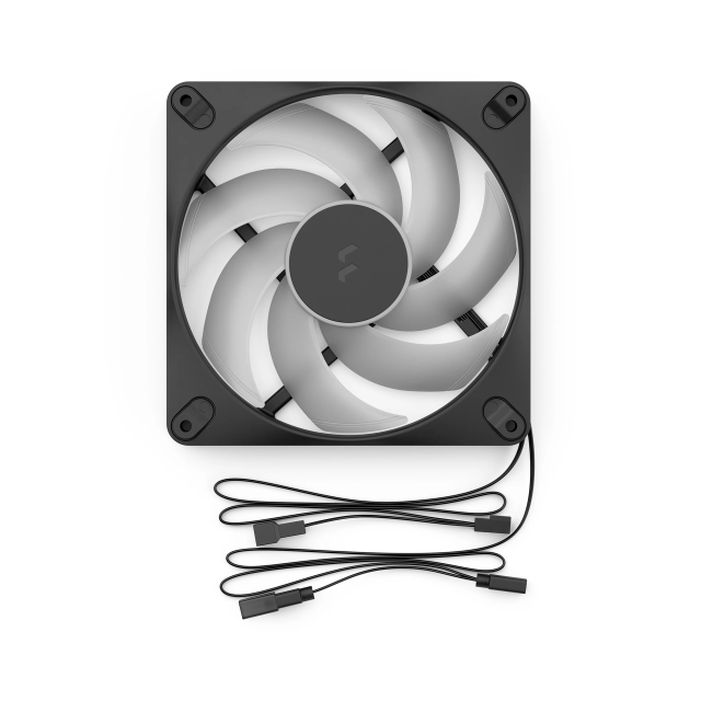 Вентилатор Fractal Design 140mm DYNAMIC3 RGB BACK, 4-pin PWM / 3-pin RGB connector