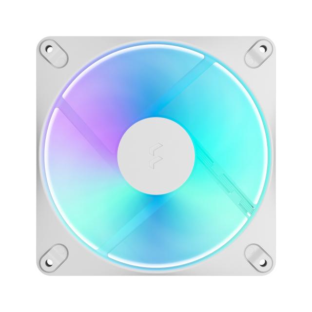 Вентилатор Fractal Design 140mm DYNAMIC3 RGB WHITE, 4-pin PWM / 3-pin RGB connector