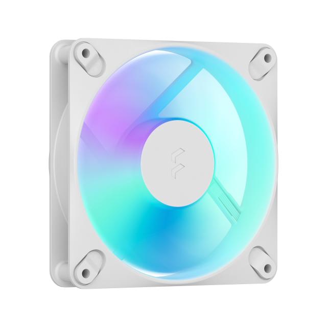 Вентилатор Fractal Design 120mm DYNAMIC3 RGB WHITE, 4-pin PWM / 3-pin RGB connector