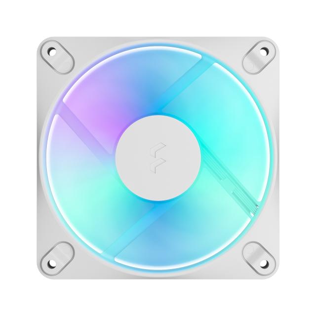 Вентилатор Fractal Design 120mm DYNAMIC3 RGB WHITE, 4-pin PWM / 3-pin RGB connector