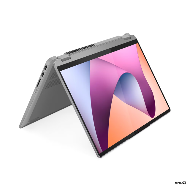 Лаптоп Lenovo IdeaPad Flex 5 14ABR8, AMD Ryzen 5 7530U 6C (2.0 / 4.5 GHz, 16MB Cache), 14.0" (35.56 cm) WUXGA IPS Glossy Display, Touchscreen, 16GB LPDDR4X, 1TB M.2 NVMe SSD, Windows 11 Home