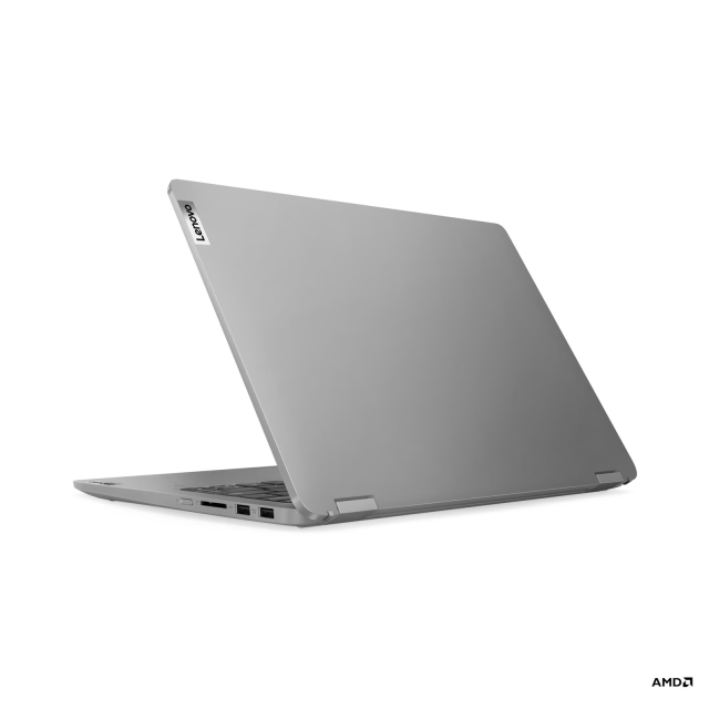 Лаптоп Lenovo IdeaPad Flex 5 14ABR8, AMD Ryzen 5 7530U 6C (2.0 / 4.5 GHz, 16MB Cache), 14.0" (35.56 cm) WUXGA IPS Glossy Display, Touchscreen, 16GB LPDDR4X, 1TB M.2 NVMe SSD, Windows 11 Home