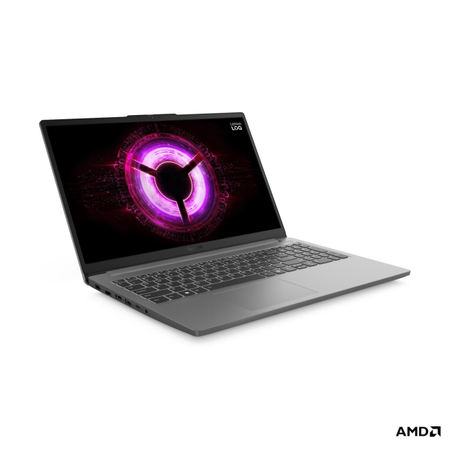 Лаптоп Lenovo LOQ Essential 15ARP10E, AMD Ryzen 7 7735HS 8C (3.2 / 4.7 GHz, 16MB Cache), 15.6'' (39.62 cm) FHD IPS Anti-glare Display, NVIDIA GF RTX4050 6GB GDDR6 DLSS 3, 16GB DDR5, 512GB M.2 NVMe SSD, No OS