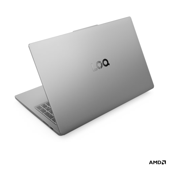 Лаптоп Lenovo LOQ Essential 15ARP10E, AMD Ryzen 7 7735HS 8C (3.2 / 4.7 GHz, 16MB Cache), 15.6'' (39.62 cm) FHD IPS Anti-glare Display, NVIDIA GF RTX4050 6GB GDDR6 DLSS 3, 16GB DDR5, 512GB M.2 NVMe SSD, No OS