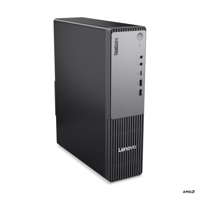 Компютър Lenovo ThinkCentre neo 55s Gen 6, AMD Ryzen 7 250 8C (3.3 / 5.1 GHz, 16MB Cache), MD Radeon 780M, 8GB DDR5, 512GB SSD M.2 NVMe, No OS