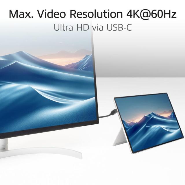 ACT Кабел USB Type-C към USB Type-C, 10Gbps, 60W, 0.5м, конектори на 90° up/down angled