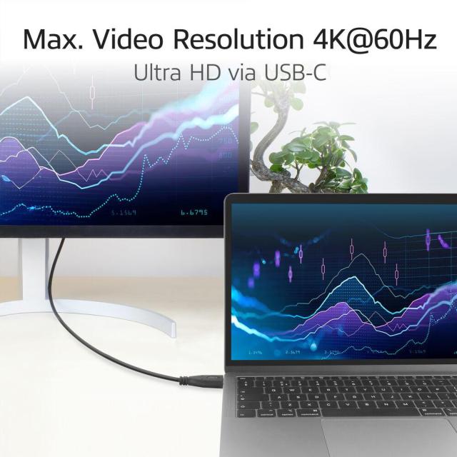 ACT Кабел USB Type-C към USB Type-C, 10Gbps, 60W, 1.0 м, конектори - 1x прав и 1x на 90° up/down angled