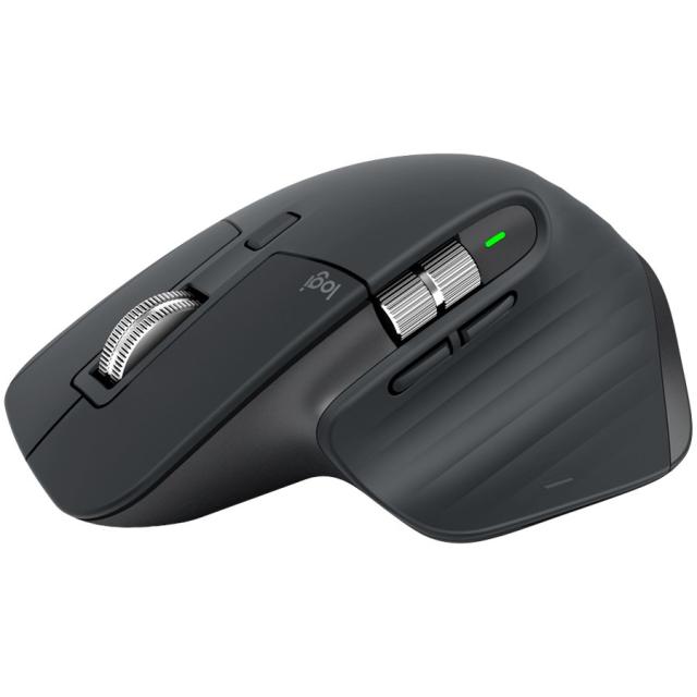 Мишка Logitech MX Master 3S Bluetooth / Wireless Edition, оптична (8000 dpi), 7 бутона, черна
