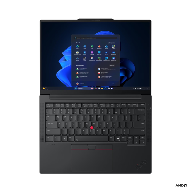 Лаптоп Lenovo ThinkPad E14 G7, AMD Ryzen 7 250 8C (3.3 / 5.1 GHz, 16MB Cache), 14.0" (35.56 cm) WUXGA Anti-glare Display, 16GB DDR5, 512 GB M.2 NVMe SSD, Free DOS