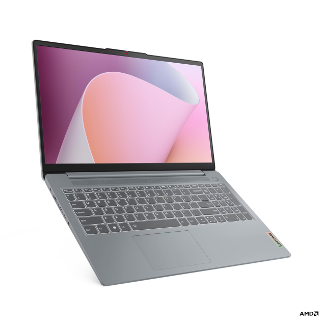 Лаптоп Lenovo IdeaPad Slim 3 15ABR8, AMD Ryzen 7 5825U 8C (2.0 / 4.5 GHz, 16MB Cache), 15.6'' (39.62 cm) FHD IPS Anti-glare Display, 16GB DDR4, 512GB M.2 NVMe SSD, Free DOS