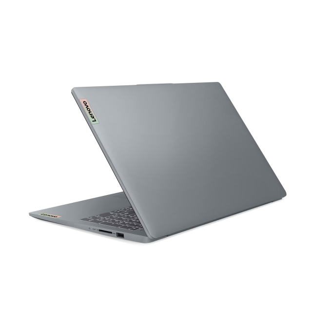 Лаптоп Lenovo IdeaPad Slim 3 15IAN8, Intel N100 4C (1.00 / 3.40 GHz, 6MB Cache), 15.6'' (39.62 cm) FHD IPS Anti-glare Display, 8GB LPDDR5, 256GB M.2 NVMe SSD, Free DOS
