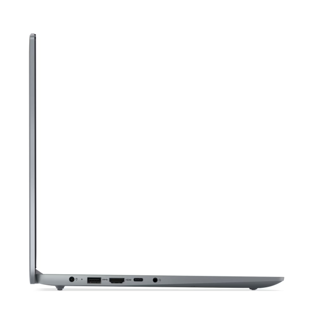 Лаптоп Lenovo IdeaPad Slim 3 15IAN8, Intel N100 4C (1.00 / 3.40 GHz, 6MB Cache), 15.6'' (39.62 cm) FHD IPS Anti-glare Display, 8GB LPDDR5, 256GB M.2 NVMe SSD, Free DOS