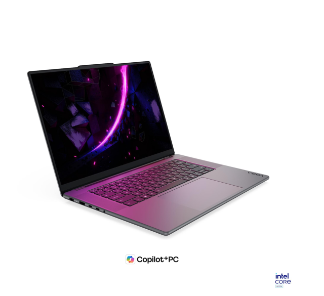 Лаптоп Lenovo Yoga Pro 9 16IPH11, Intel Core Ultra 9 386H 16C (1.6 / 4.9 GHz, 18MB Cache), 16" (40.64cm) 3.2K OLED 1000nits 120Hz Glossy Display, Touchscreen, NVIDIA GF RTX5070 12GB GDDR7 DLSS 4, 64GB LPDDR5X, 1TB M.2 NVMe SSD, Windows 11 Home