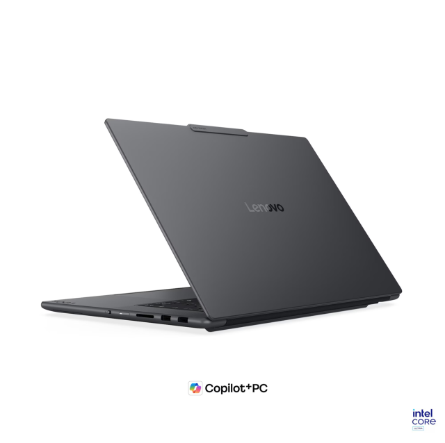 Лаптоп Lenovo Yoga Pro 9 16IPH11, Intel Core Ultra 9 386H 16C (1.6 / 4.9 GHz, 18MB Cache), 16" (40.64cm) 3.2K OLED 1000nits 120Hz Glossy Display, Touchscreen, NVIDIA GF RTX5070 12GB GDDR7 DLSS 4, 64GB LPDDR5X, 1TB M.2 NVMe SSD, Windows 11 Home