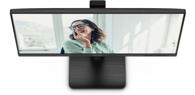 Монитор AOC Q27P3CV, 27" (68.58 cm) QHD IPS Anti-Glare Display, 100Hz, 4ms, 50 000 000:1, 350 cd/m2, DP, HDMI, USB-C, USB, LAN, Adaptive Sync, FlickerFree,Low Blue Light