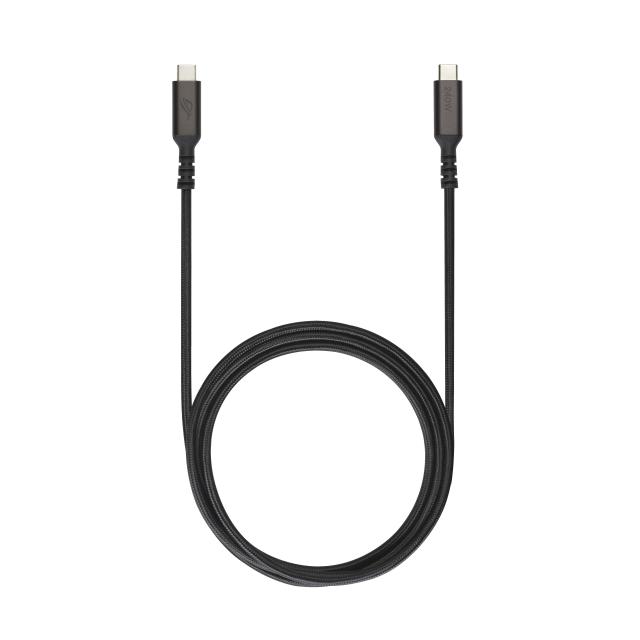 Кабел ASUS ROG USB Type-C към USB Type-C - 240W, 1.5м, черен