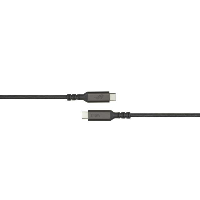 Кабел ASUS ROG USB Type-C към USB Type-C - 240W, 1.5м, черен