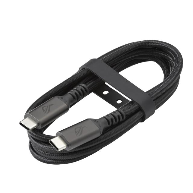 Кабел ASUS ROG USB Type-C към USB Type-C - 240W, 1.5м, черен