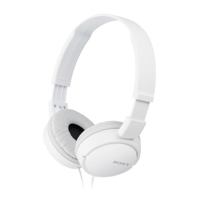 Слушалки Sony Headset MDR-ZX110, Бели