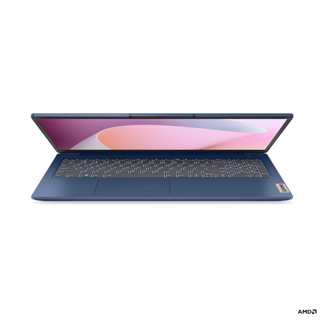 Лаптоп Lenovo IdeaPad Slim 3 15ABR8, AMD Ryzen 7 5825U 8C (2.0 / 4.5 GHz, 16MB Cache), 15.6'' (39.62 cm) FHD IPS Anti-glare Display, 16GB DDR4, 512GB M.2 NVMe SSD, Free DOS