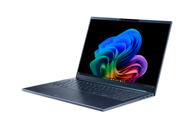 Лаптоп Acer Swift Go 16 AI SFG16-A71-R0BY, AMD Ryzen AI 9 465 10C (3.3 / 5.0 GHz, 24MB Cache), 16.0" (40.64 cm) WUXGA OLED display, 32GB LPDDR5X, 1TB M.2 NVMe SSD, Windows 11 Home