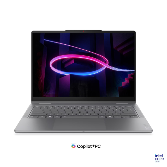 Лаптоп Lenovo Yoga 7 2-in-1 14IPH11 Aura Edition, Intel Core Ultra 5 325 8C (1.6 / 4.5 GHz, 12MB Cache), 14.0" (35.56 cm) 2.8K WQXGA+ OLED Display, Touchscreen, 24GB LPDDR5X, 1TB M.2 NVMe SSD, Windows 11 Home