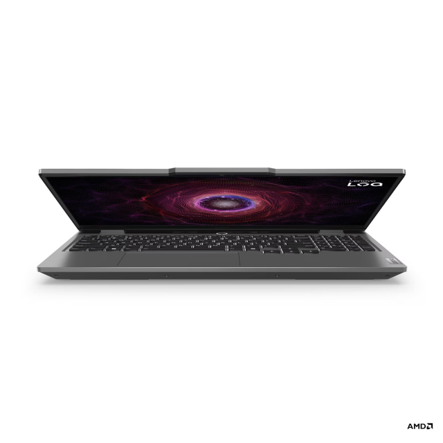 Лаптоп Lenovo LOQ 15AHP9, AMD Ryzen 7 7445HS 8C (3.2 / 3.55 GHz, 16MB Cache), 15.6'' (39.62 cm) FHD IPS Anti-glare Display, NVIDIA GF RTX3050 6GB GDDR6, 16GB DDR5, 512 GB M.2 NVMe SSD, Free DOS