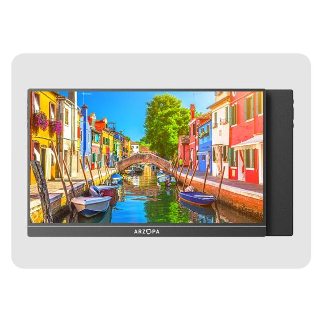 Монитор Arzopa Z1C Portable Monitor, 16.1" (40.89cm) FHD IPS, 60Hz, 300cd/m², 1000:1, Mini HD, USB Type-C