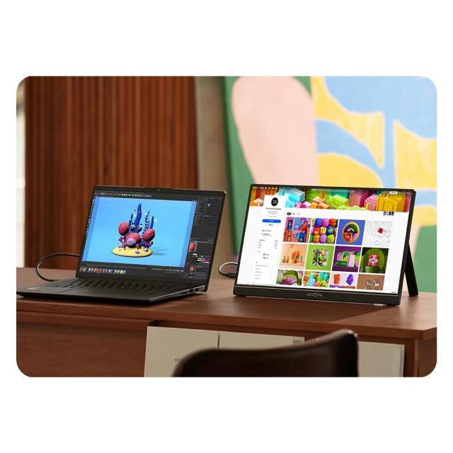 Монитор Arzopa A1M Portable Monitor, 17.3" (43.94 cm) FHD IPS, 60Hz, 300cd/m², 1000:1, Mini HD, USB Type-C