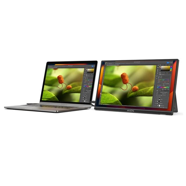 Монитор Arzopa A1M Portable Monitor, 17.3" (43.94 cm) FHD IPS, 60Hz, 300cd/m², 1000:1, Mini HD, USB Type-C