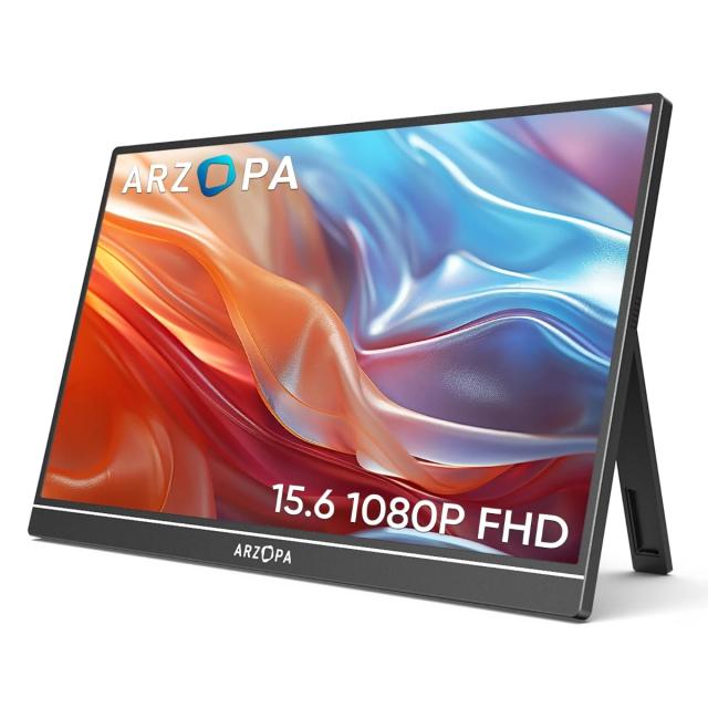 Монитор Arzopa A1 Portable Monitor, 15.6" (39.62 cm) FHD IPS, 60Hz, 250cd/m², 800:1, Mini HD, USB Type-C