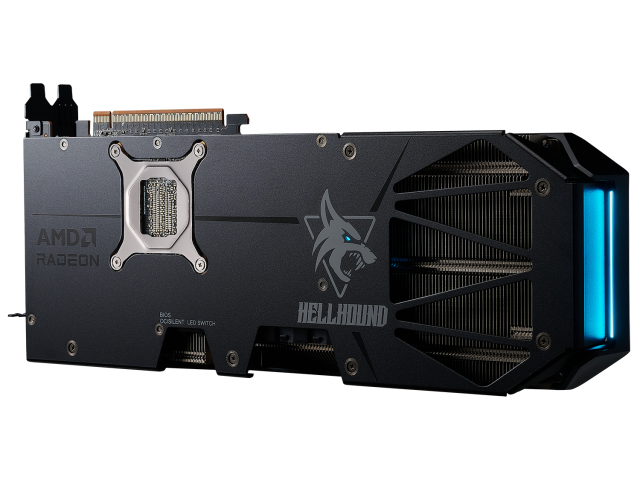 Видео карта PowerColor Radeon RX 9070 GRE Hellhound 12GB GDDR6, HDMI, 3x DP