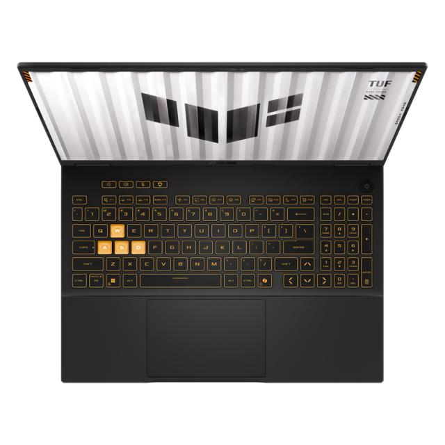 Лаптоп ASUS TUF Gaming F16 2025 FX608JMI-TU270, Intel Core i5-14450HX 10C (1.80 / 4.80 GHz, 20MB Cache), 16.0" (40.64 cm) WUXGA IPS Anti-glare Display, NVIDIA GF RTX5060 8GB GDDR7 DLSS 4, 16GB DDR5, 512GB M.2 NVMe SSD, Free DOS