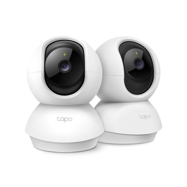 Камера IP TP-Link Tapo C210P2, 360°, Pan/Tilt, 3Mpix, IR осветленост, H.264, Wi-Fi, аудио, microSD слот, 2бр. камери