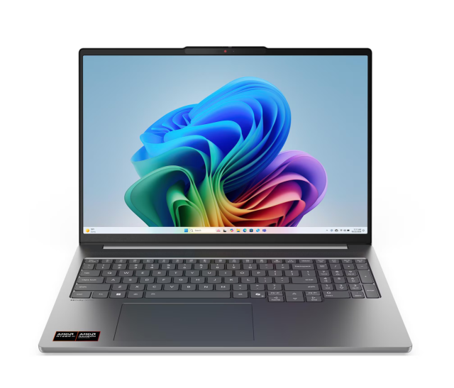Лаптоп Lenovo IdeaPad Pro 5 16AGP11, AMD Ryzen AI 9 465 10C (3.3 / 5.0 GHz, 24MB Cache), 16.0" (40.64 cm) 2.8K OLED Glossy Display, 32GB LPDDR5X, 1TB M.2 NVMe SSD, Free DOS