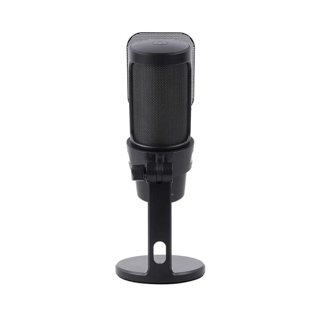 Mикрофон VCom Gaming Microphone, USB, RGB, Black