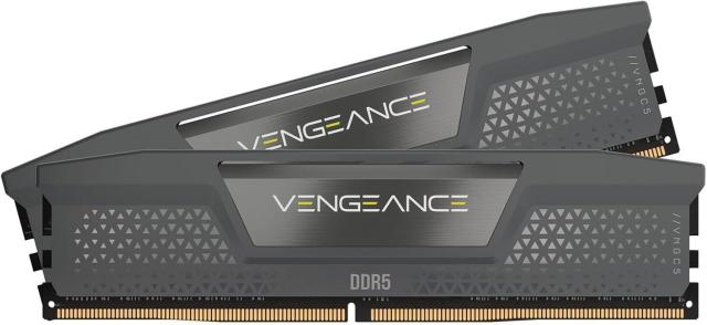 Памет Corsair Vengeance Gray 64GB (2x32GB) DDR5 5600MHz, CL40, 1.25 V, AMD EXPO, Intel XMP