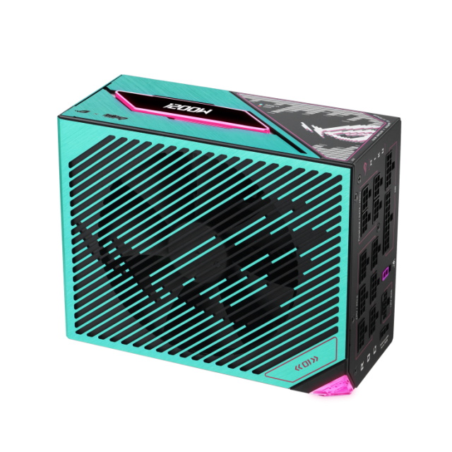 Захранване ASUS ROG Thor 1200W Platinum III Hatsune Miku Edition, Active PFC, ATX 3.1, PCIe 5.1, 80 Plus Platinum, Fully Modular