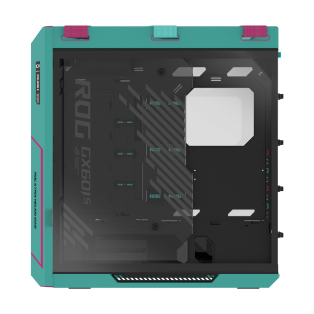 Кутия ASUS ROG Strix Helios II Hatsune Miku Edition, Mid-Tower, 4x USB 3.2, 2x USB Type-C, E-ATX / ATX / Micro-ATX / Mini-ITX