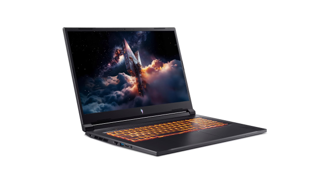 Лаптоп Acer Nitro V 17 AI ANV17-41-R6Q5, AMD Ryzen 7 260 8C (3.8 / 5.1 GHz, 16MB Cache), 17.3" (43.94 cm) WQHD IPS, NVIDIA GeForce RTX 5060 8GB GDDR7 DLSS 4, 16 GB DDR5, 1 TB M.2 NVMe SSD, Linux