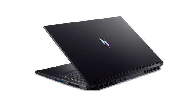 Лаптоп Acer Nitro V 17 AI ANV17-41-R6Q5, AMD Ryzen 7 260 8C (3.8 / 5.1 GHz, 16MB Cache), 17.3" (43.94 cm) WQHD IPS, NVIDIA GeForce RTX 5060 8GB GDDR7 DLSS 4, 16 GB DDR5, 1 TB M.2 NVMe SSD, Linux