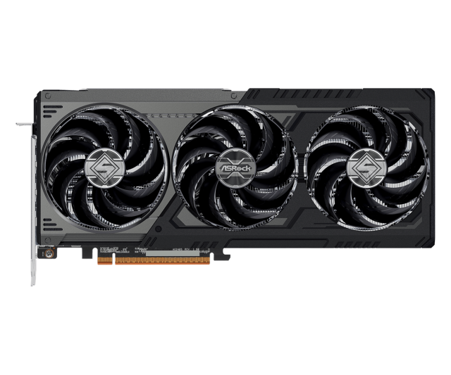 Видео карта ASRock Radeon RX 9070 GRE Steel Legend Dark 12GB OC GDDR6, 192-bit, HDMI, DisplayPort